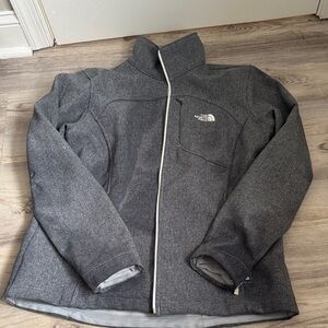 The North Face Women's Gray Heather Softshell Jacket